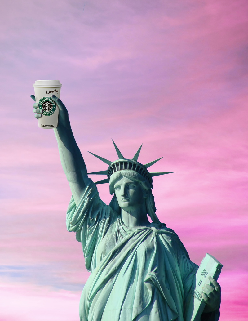 flaming torch, sculpture, travel destinations, independence, Statue of Liberty, nature, monument, coffee cup, statue, art and craft, patriotism, freedom