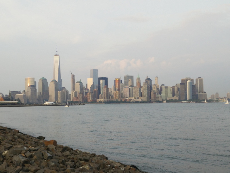 modern, city, nature, 4K, urban skyline, no people, water, office building exterior, built structure, building exterior, outdoors, tower, Liberty State Park