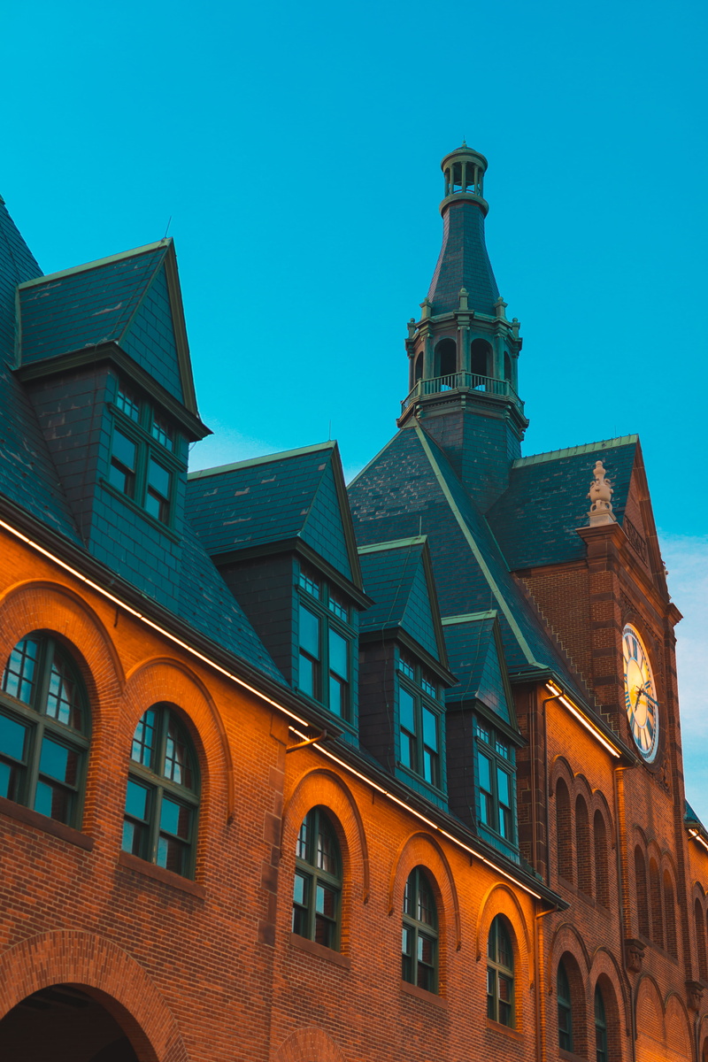 day, blue, statue of liberty, liberty, liberty state park, clock, history, new york, the past, old, arch, building, residential district, tower clock, nyc