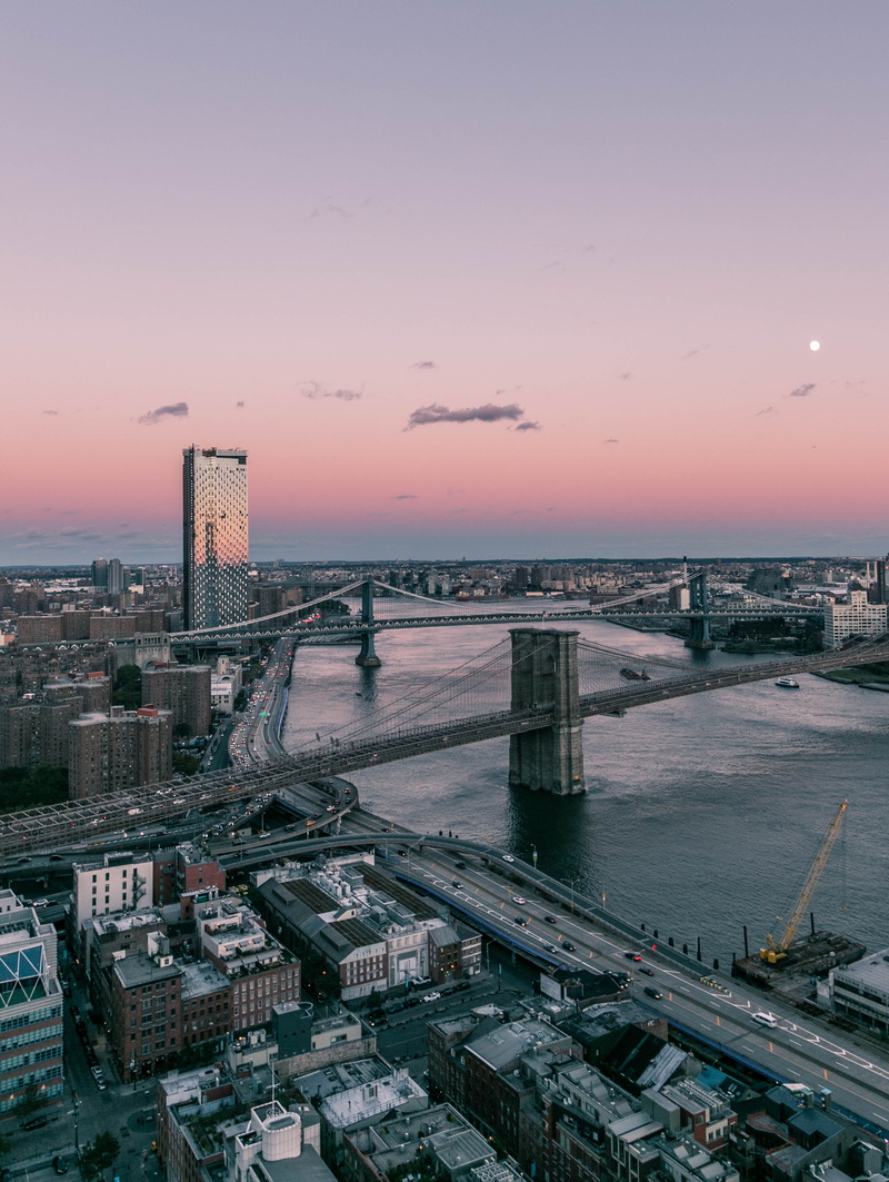 cityscape, architecture, smoke stack, manhattan, industry, nyc, built structure, 2K, background, brooklyn, sky, nature, brdige, williamsburg