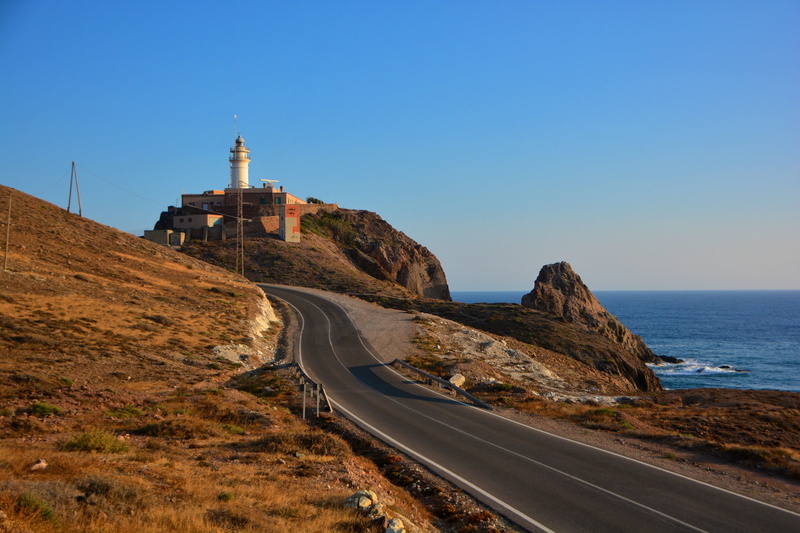 sunset, body, Faro, EXPLORE, nikon d7100, rocks, lighthouse, andalusia  andalucia, water, espana, photo, coastline, near, body of water, 2K, cliffs, landscape