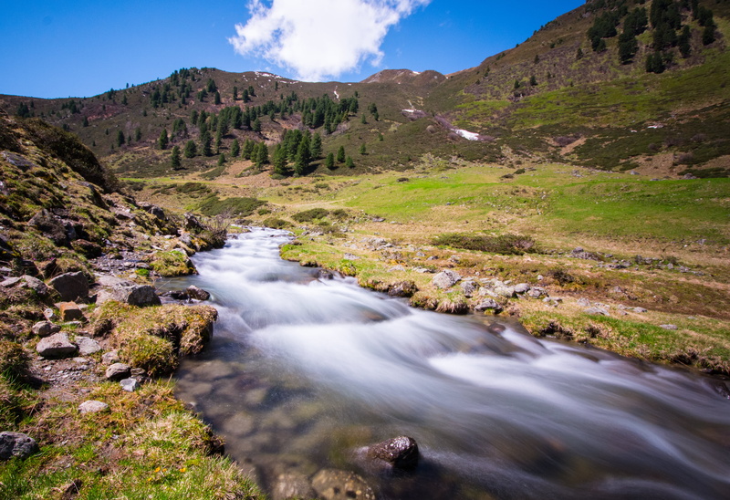landscape, water, outdoors, 5K, scenics, forest, body of water, lapse, time, body, tirol, nikon  d7100, mountain, nature, time lapse, near, summer, daytime
