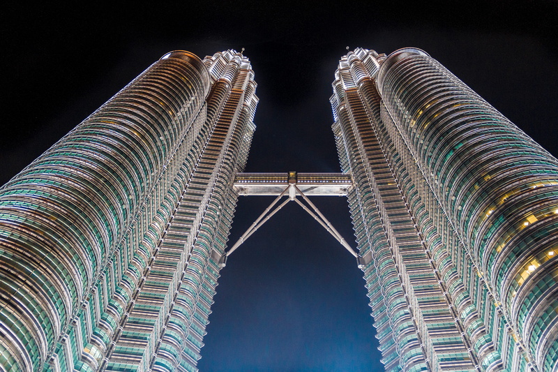 nature, 5K, architecture, night, low angle view, tourism, kuala lumpur, twintowers, modern, cityscape, no people, petronas twin towers, travel, petalingjaya