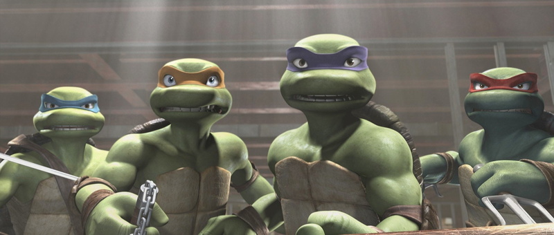 Raphael (TMNT), 1080P, Leonardo (TMNT), Michelangelo (TMNT), Donatello (TMNT), Movie, TMNT (2007), tmnt