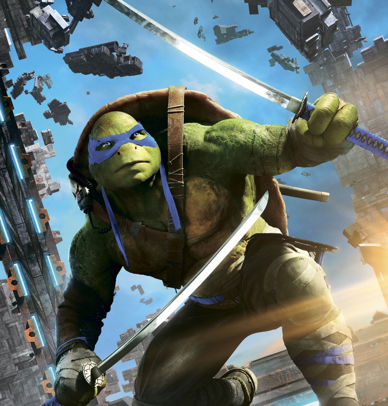 Leonardo, 4K, art and craft, Teenage Mutant Ninja Turtles, sunlight, architecture, human representation, built structure, statue, male likeness, Out of the Shadows