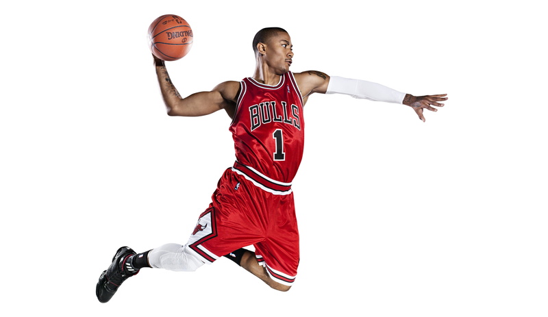 Tattoo, Bulls, Chicago Bulls, First, Slam Dunk, Basketball, Hang, Background, NBA, The ball, Form, 5K, Adidas, Derrick Rose, White