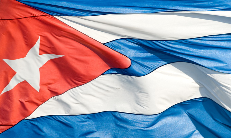 red, symbol, pattern, patriotism, flag, 2K, shape, wave, full frame, backgrounds, cuba, wind, striped, national icon, cuban, emotion, blue, day, waving