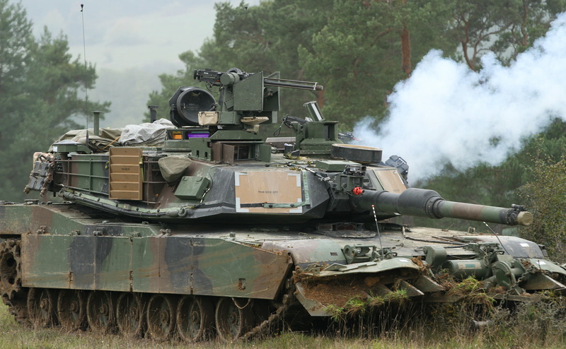 1080P, day, plant, mode of transportation, weapon, fighting, armed forces, armored tank, field, smoke - physical structure, land, M1A2, war, battle, Abrams