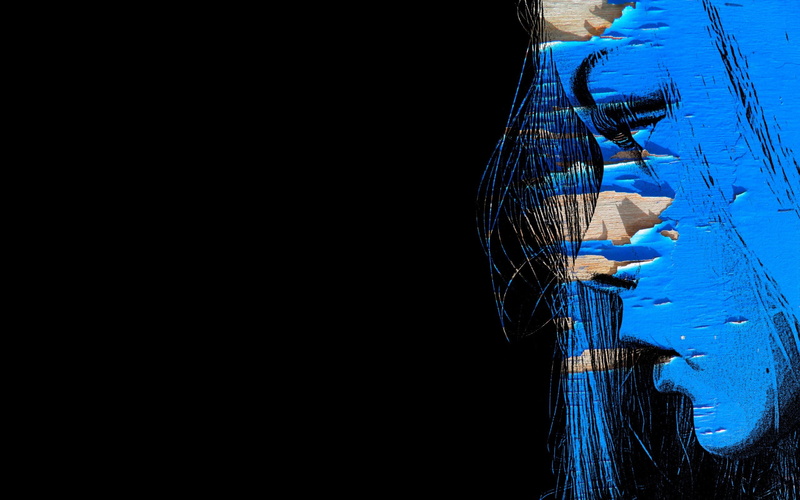 rope, profile, face, water, women, blue, transportation, close-up, black background, 2K, copy space, day, no people, studio shot, abstract, animal, reflection