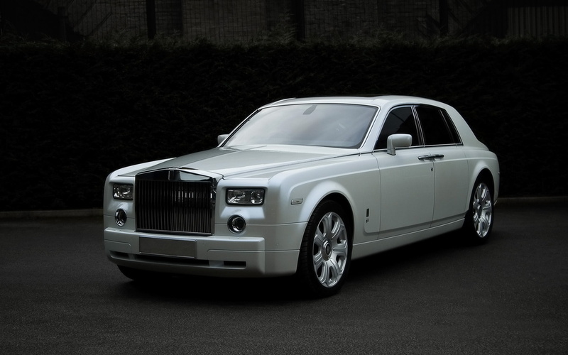luxury, 1080P, rolls, limousine, royce, car, white