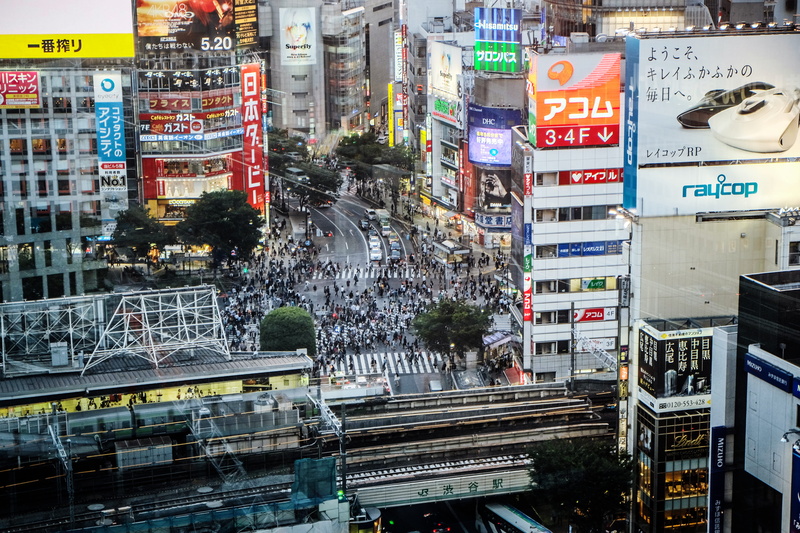 cityscape, night, downtown District, skyscraper, person, street, tokyo Prefecture, japan, no people, photo, built Structure, communication, tokyo, building Exterior