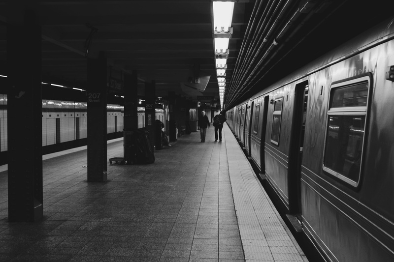 person, sub, metro, incidental people, subway, indoors, mode of transportation, illuminated, platform, subway train, 5K, station, railroad station, train