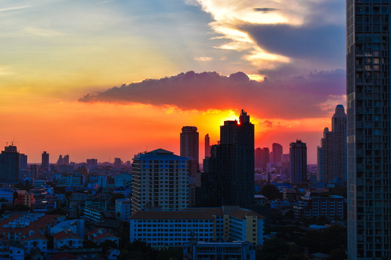 cloud - sky, travel destinations, office building exterior, tower, buildings, bkk, 5K, city life, thai, building exterior, outdoors, bangkok, tall - high