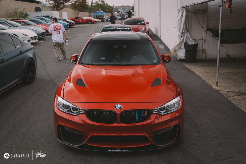 Carninja, mode of transportation, building exterior, text, car, day, road, stationary, security, BMW M4 Coupe, 2K, parking, red, city, transportation