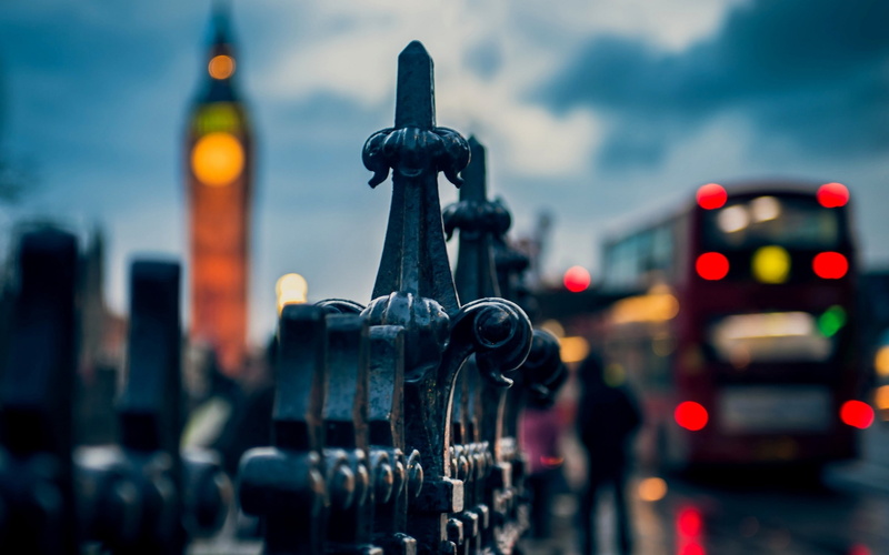 traffic, urban, Westminster, macro, doubledecker, Big Ben, city, London, depth of field, 2K