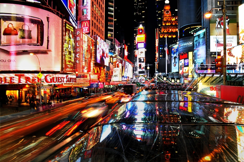 night lights, mode of transportation, city, broadway, built structure, car, new York City, vehicle, york, famous Place, transportation, times square, city lights