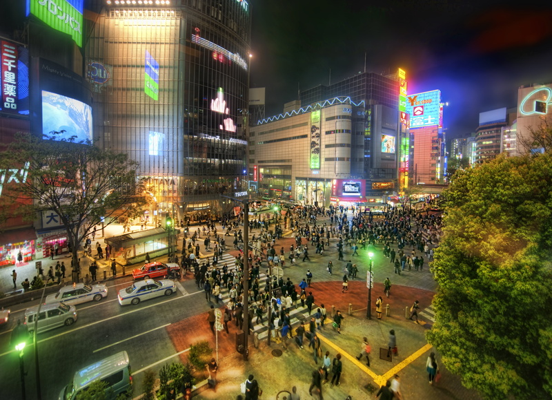 building Exterior, outdoors, city, land vehicle, times Square - Manhattan, tokyo Prefecture, china - East Asia, motor vehicle, buildings, billboard, crowded