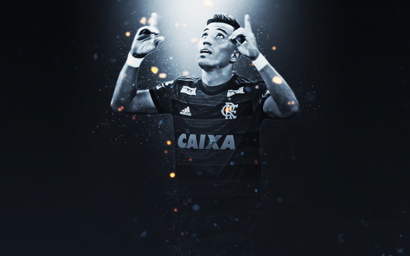 Soccer, Fernando Uribe, 4K, Colombian, Clube de Regatas do Flamengo