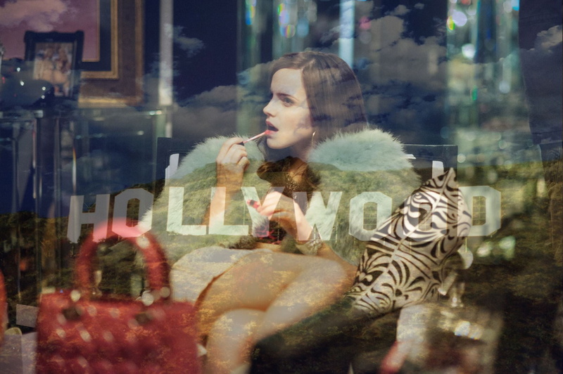 one person, leisure activity, casual clothing, young women, reflection, digital composite, day, real people, emma, The Bling Ring, window, 1080P, young adult