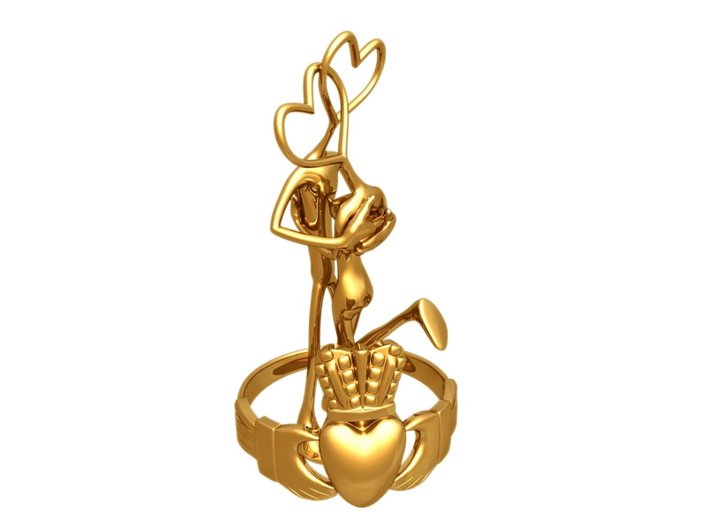 simple, luxury, copy space, indoors, 3D, cut out, shiny, winning, gold chain, gold colored, close-up, group, gold, ornate, single object, white background