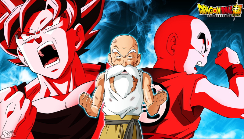 clothing, front view, emotion, Dragon Ball Super, celebration, Krillin (Dragon Ball), red, uniform, young men, males, people, human body part, serious