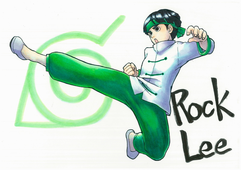 Naruto, 4K, Rock Lee