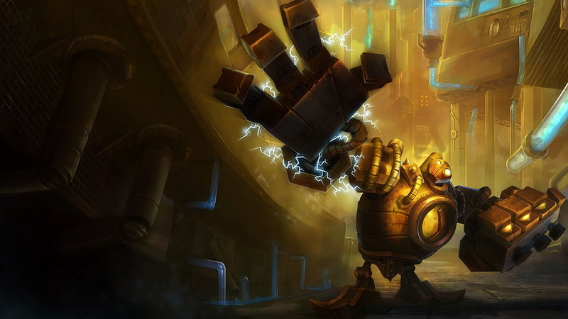Blitzcrank (League of Legends), League of Legends, indoors, transportation, illuminated, metal, arts culture and entertainment, night, control, no people