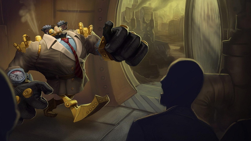 1080P, league, blitzcrank, legends, league of legends, 1920x1080, games