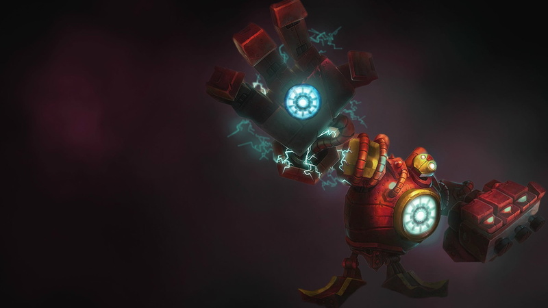 hand, hd, blitzcrank, video games, legends, 1080P, robot, league