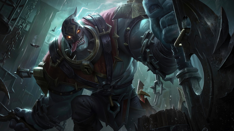 Dr. Mundo (League of Legends), 4K, digital art, Riot Games, League of Legends, Executioner Mundo, 8K, Dr. Mundo