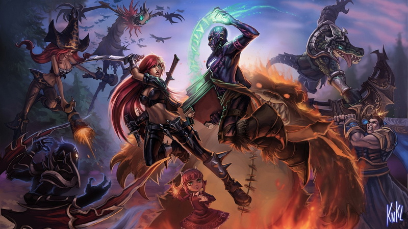 craft, creativity, Video Game, human representation, Ryze (League Of Legends), statue, plant part, Katarina (League Of Legends), art and craft, 1080P