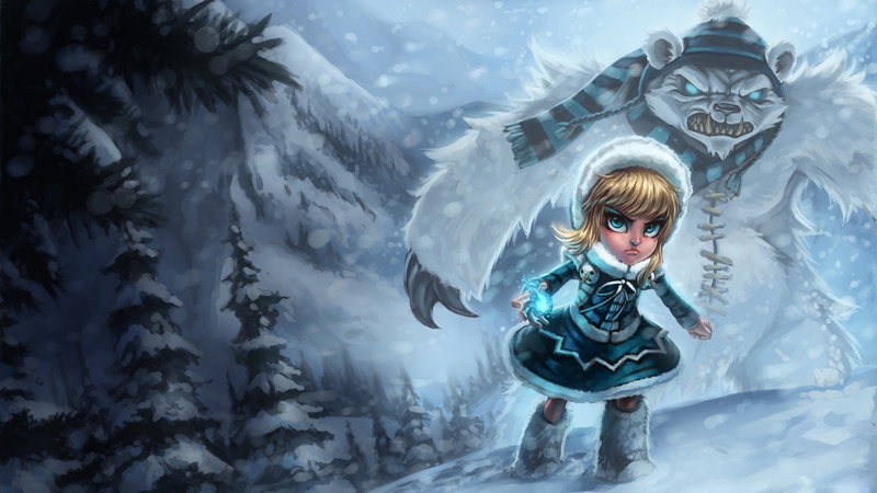 1080P, tibbers, fantasy, child, art, league, dark, legends, games, blue, annie, video