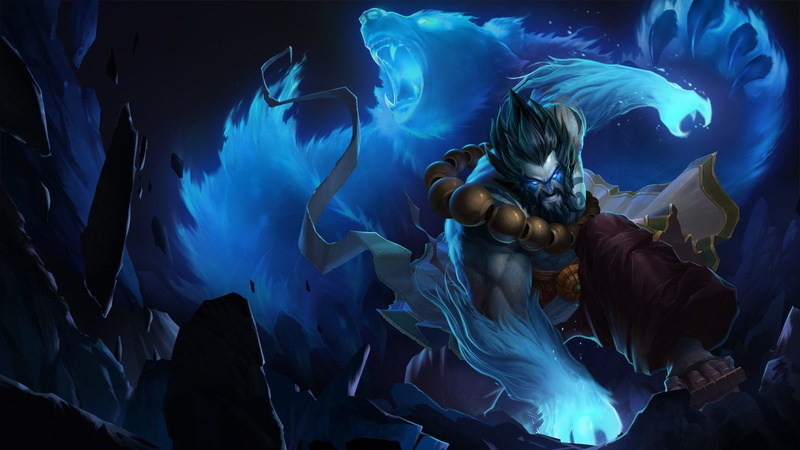 male likeness, smoke - physical structure, nature, 1080P, no people, Udyr (League Of Legends), human representation, blue, creativity, water, art and craft