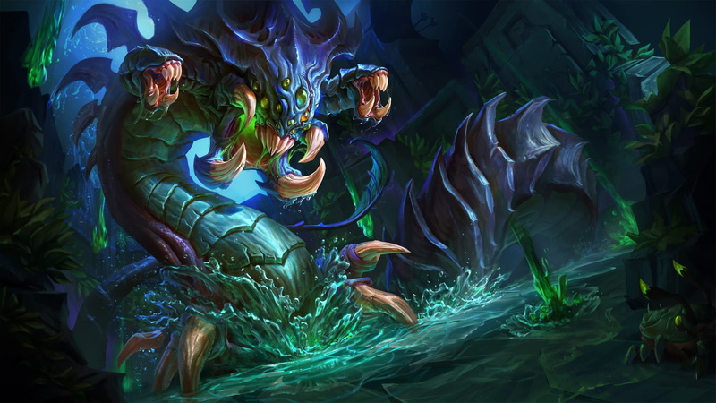 vertebrate, sea life, animal wildlife, water, swimming, underwater, animal, group of animals, animal themes, League of Legends, outdoors, Baron Nashor