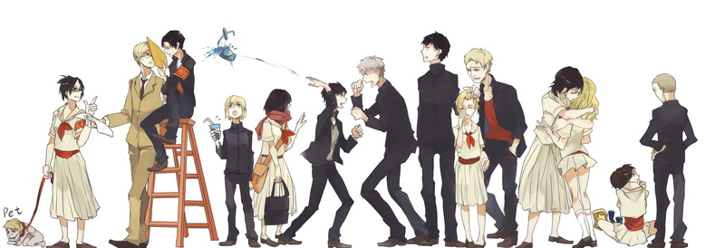 Annie Leonhart, Erwin Smith, Bertholdt Hoover, 1080P, Historia Reiss, Hange Zoë, Connie Springer, Eren Yeager, Attack On Titan, Armin Arlert, Anime, Sasha Blouse