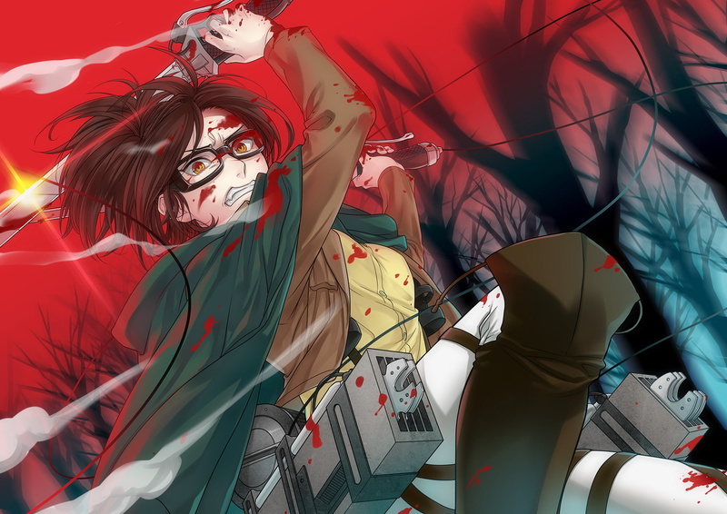 zoe, kyojin, 1080P, shingeki, hanji, blood