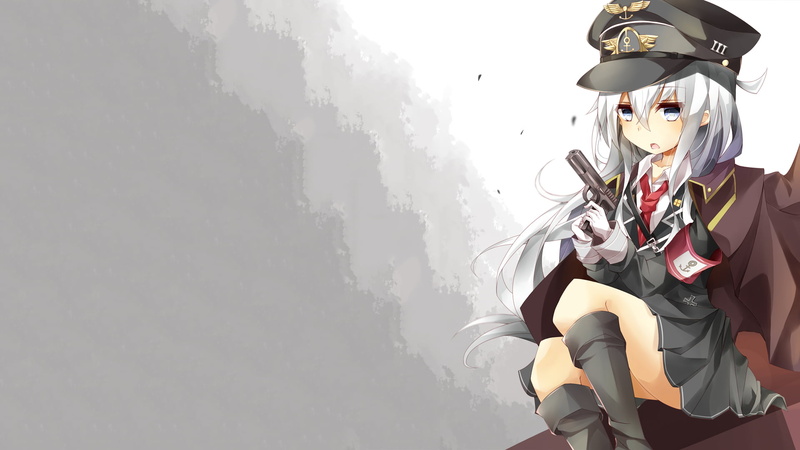 anime girls, sunlight, low angle view, teenager, standing, lifestyles, safety, helmet, outdoors, sports helmet, anime, mask, nature, Kantai Collection
