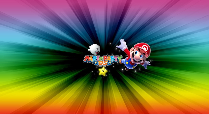 people, stage, blurred motion, yellow, multi colored, excitement, pattern, pink color, 720P, arts culture and entertainment, mario party ds, indoors, flower