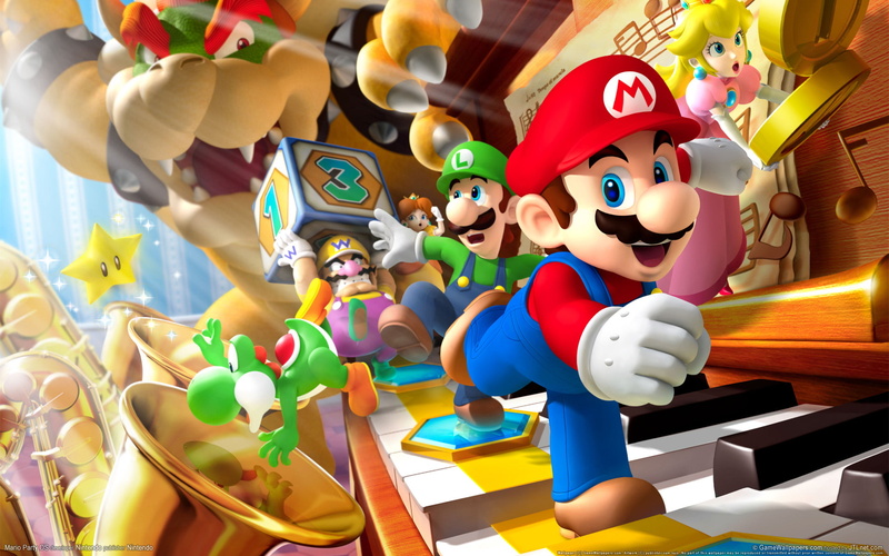 Mario Party DS, 1080P, Mario