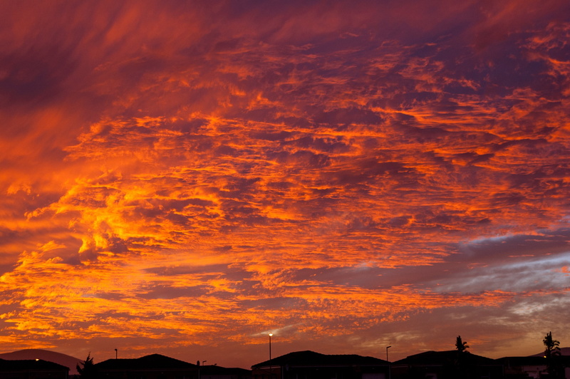 burning skies, tranquil scene, outdoors, oranges, architecture, nature, purples, cape town, night, south africa, warm, no people, romantic sky, silhouette
