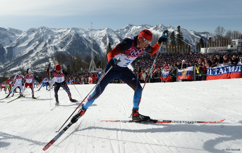 pair, Russia, black, 1080P, Alexander Legkov, 2014, boards, mass start, mountains, ski, free style, snow, Sochi, Olympics, orange