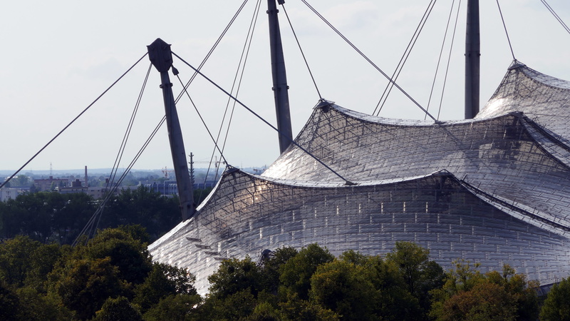 sky, recreational area, outdoors, religion, tv tower, building, munich, history, travel, travel destinations, spirituality, stadiums, building exterior