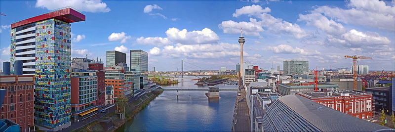office building exterior, industry, landscape, building, rhine, no people, built structure, sea, building exterior, day, nautical vessel, tv tower, city