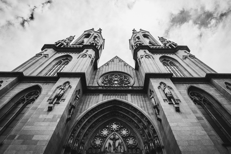 cloud - sky, nature, cidade, igreja, sãopaulo, city, religion, centro, são paulo, church, built structure, architecture, brasil, 4K, place of worship