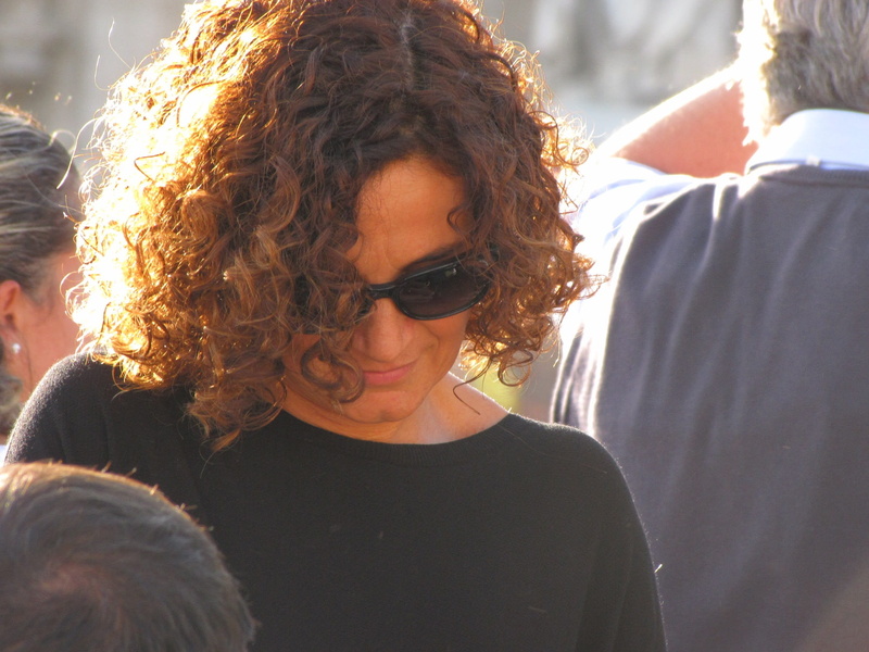 front view, glasses, fashion, one person, street, adult, hair, people, hairstyle, lifestyles, headshot, portrait, women, vatican city, città del vaticano