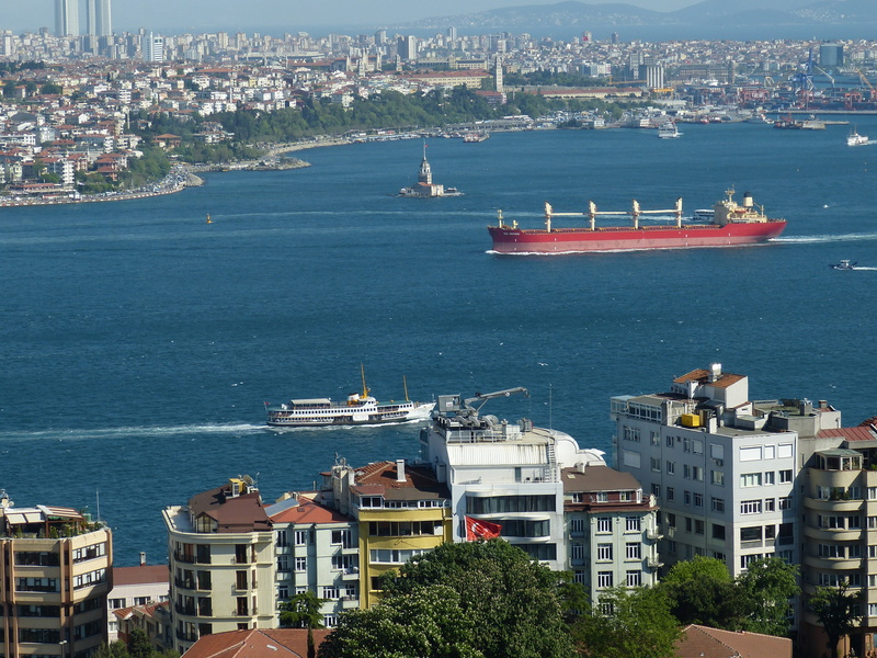 bosphorus, marmameer, sea, waterfront, outdoors, turkey, residential district, high angle view, ship, cityscape, built structure, harbor, building, shipping