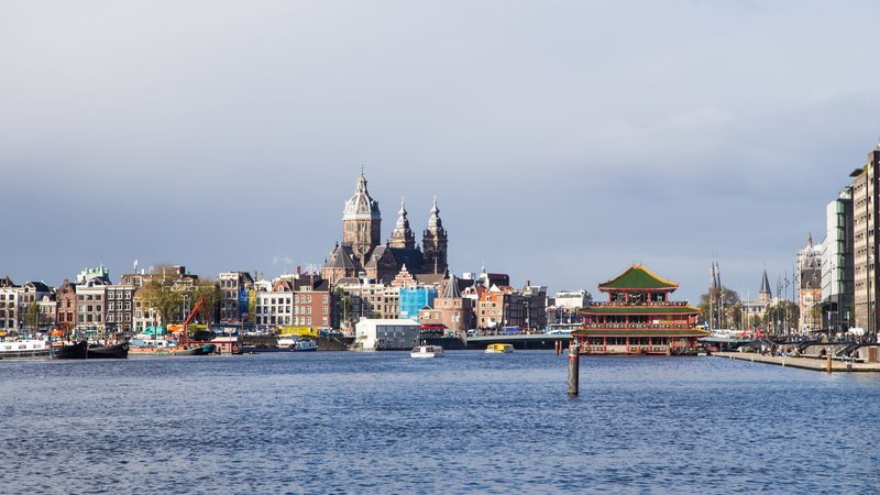 travel, religion, building exterior, 5K, outdoors, city, day, belief, amsterdam, nature, holland, transportation, building, netherlands, no people, built structure
