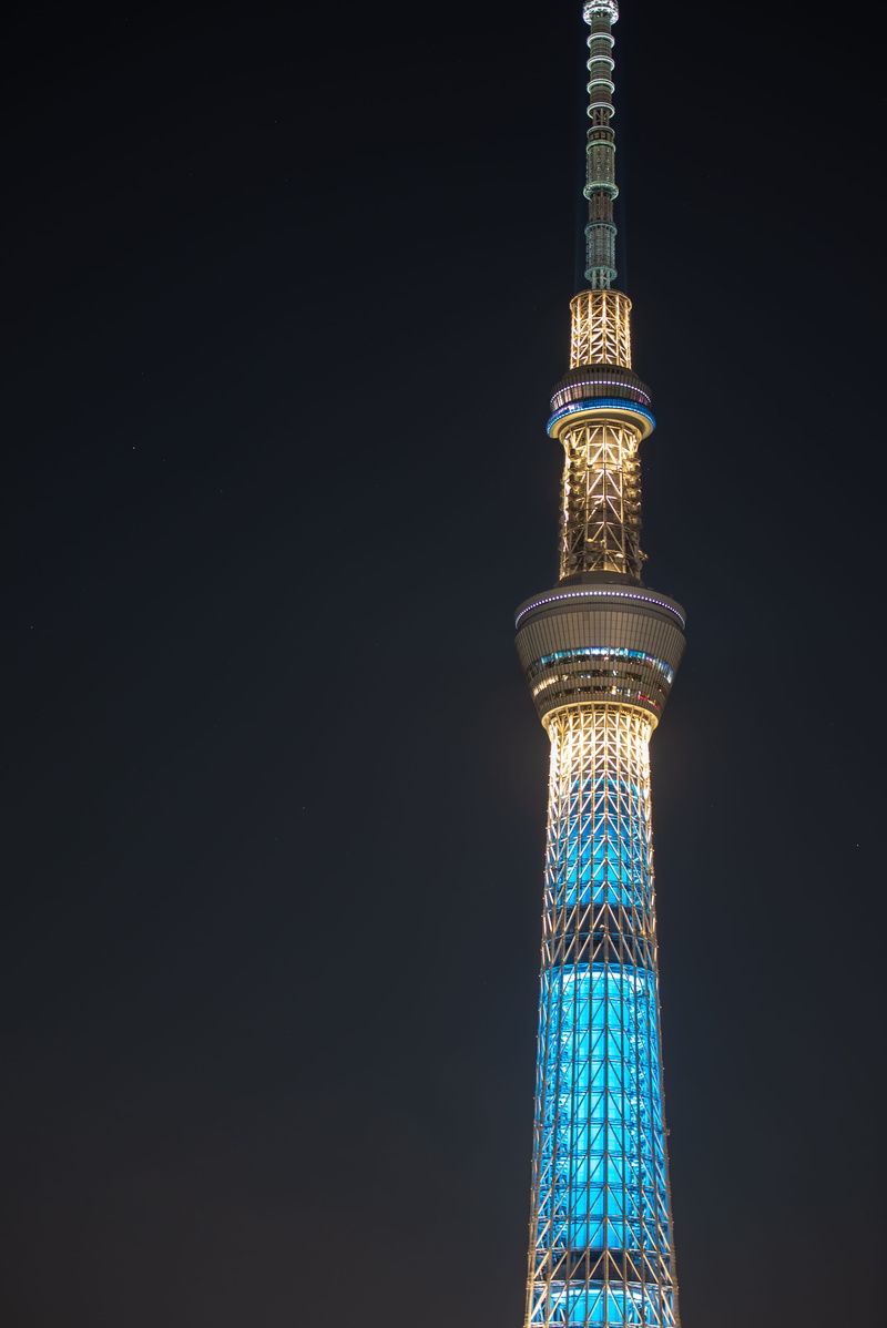 sky, tall - high, travel destinations, travel, city, black background, tourism, building exterior, sumida-ku, 5K, skyscraper, copy space, tokyo skytree