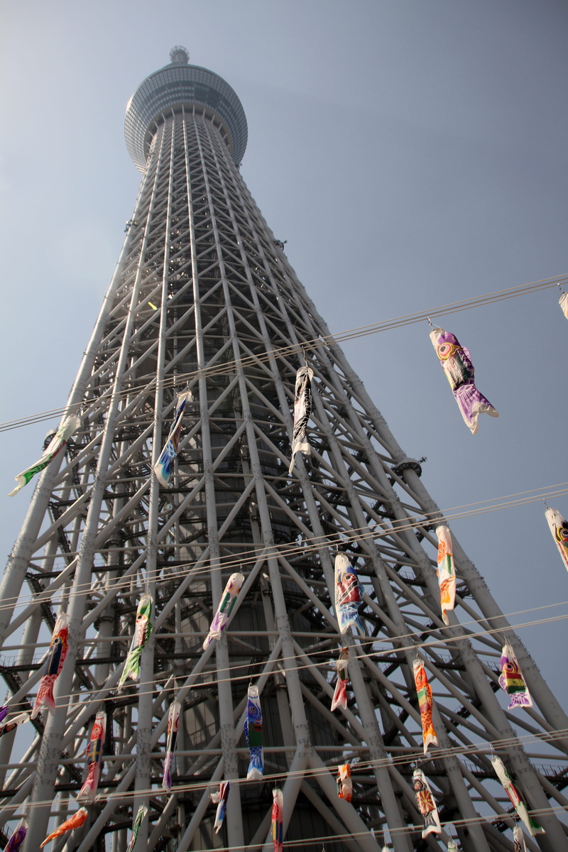 nature, flag, low angle view, tokyo, tall - high, japan, skytree, tourism, famous, architecture, outdoors, skyline, no people, building exterior, tower