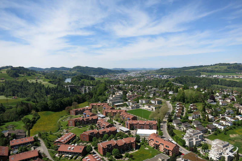 green Color, Schweiz, cityscape, beauty in nature, architecture, cloud - sky, residential district, hill, city, nature, scenics, day, outdoors, landscape